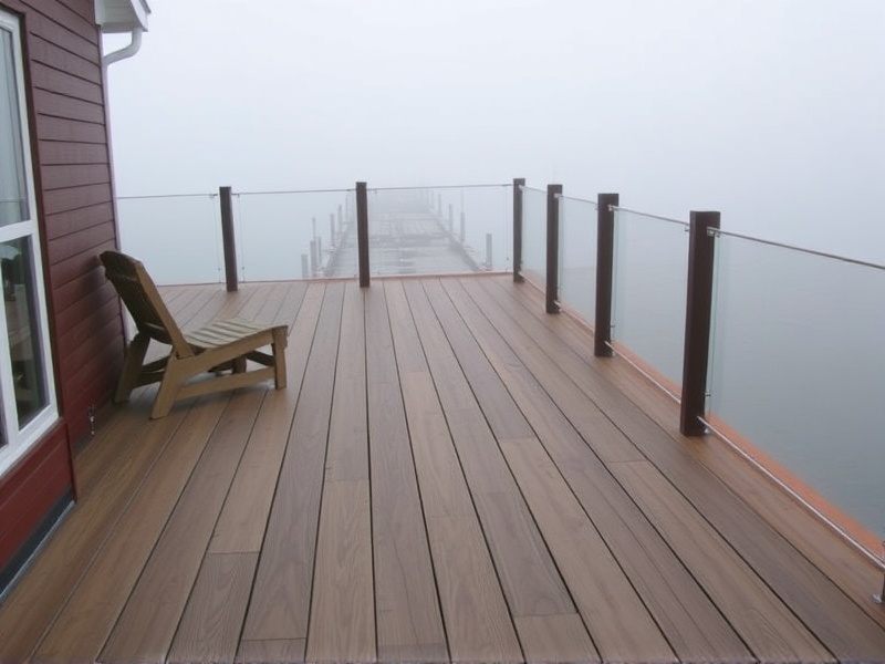 1x6x12 composite decking foggy wharf