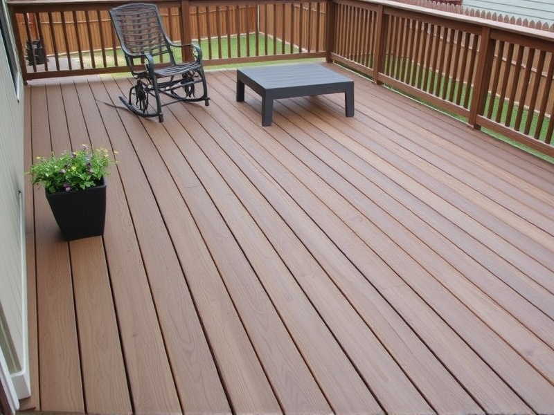 400 sq ft of composite decking material