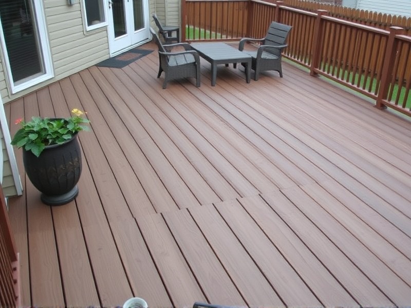 400 sq ft of composite decking