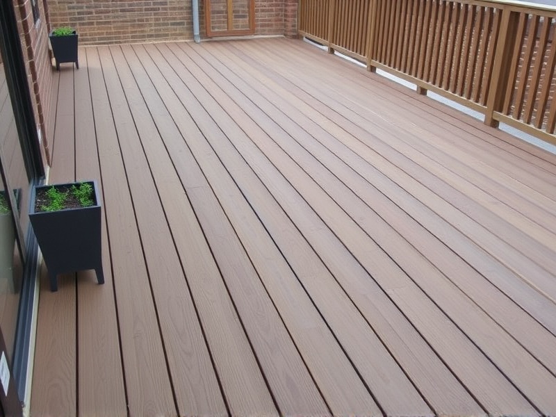 4m solid composite decking