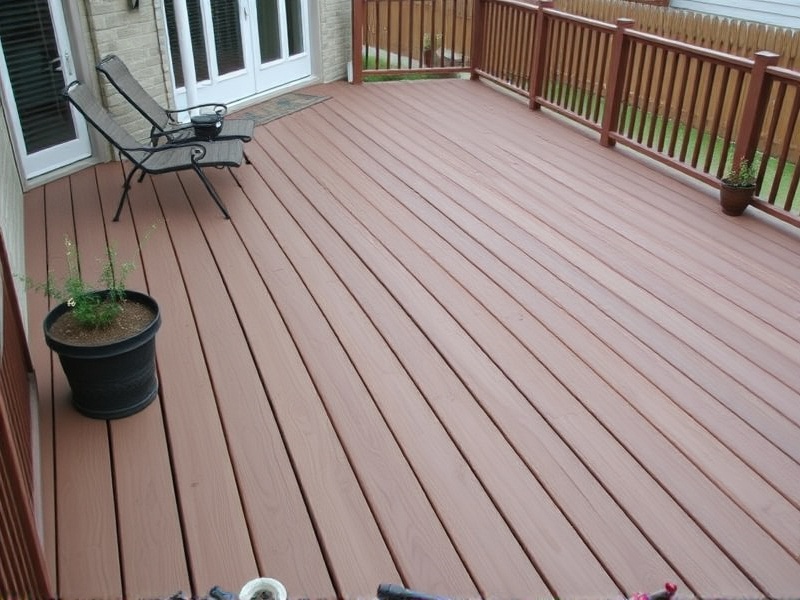 8 wide composite decking