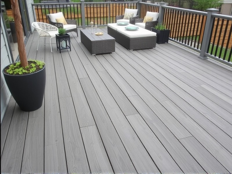 arctic quartz composite decking