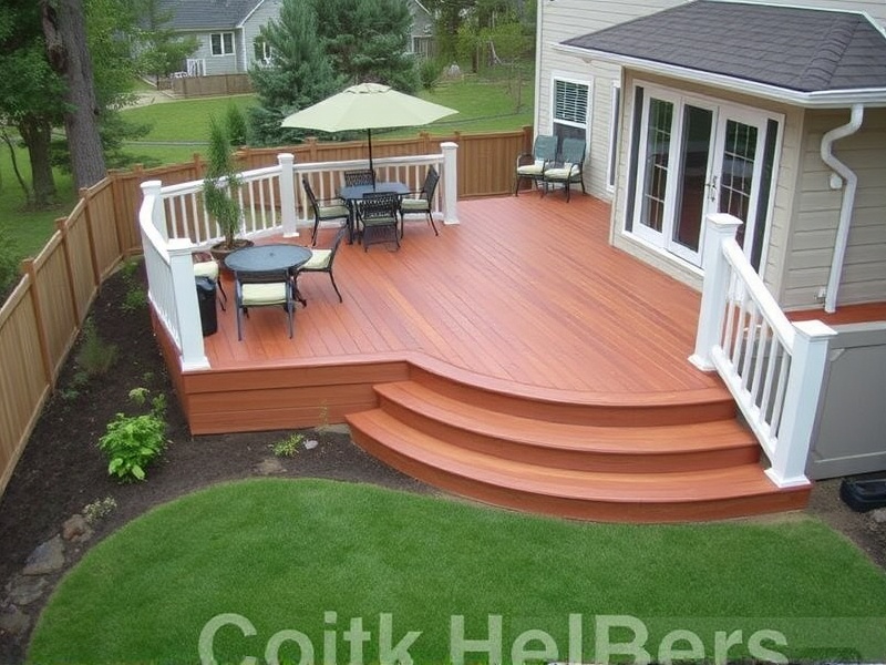 backyard composite decking ideas