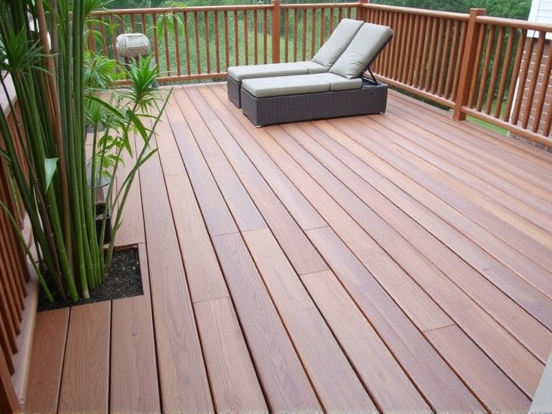 bamboo composite outdoor decking