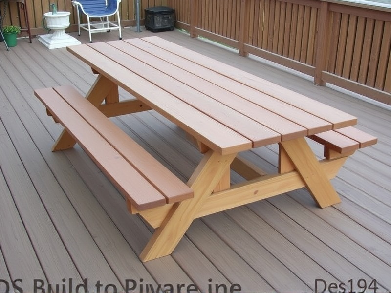 Building a Picnic Table with Composite Decking: A Step-by-Step Guide