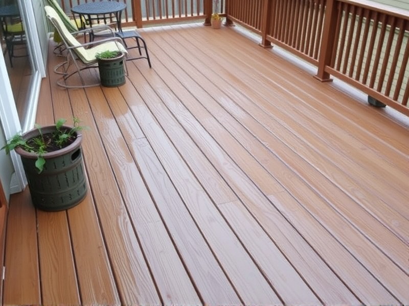 can i pressure wash composite decking