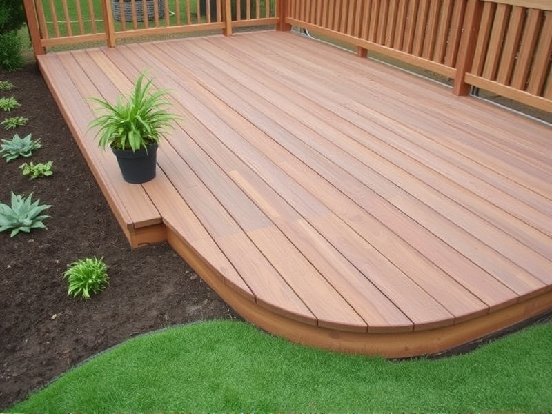 can you lay composite decking on soil