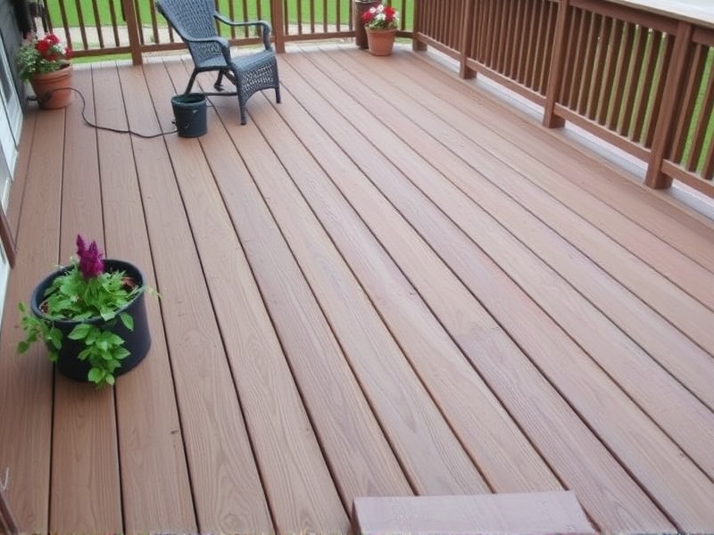 can you put sealer on composite decking