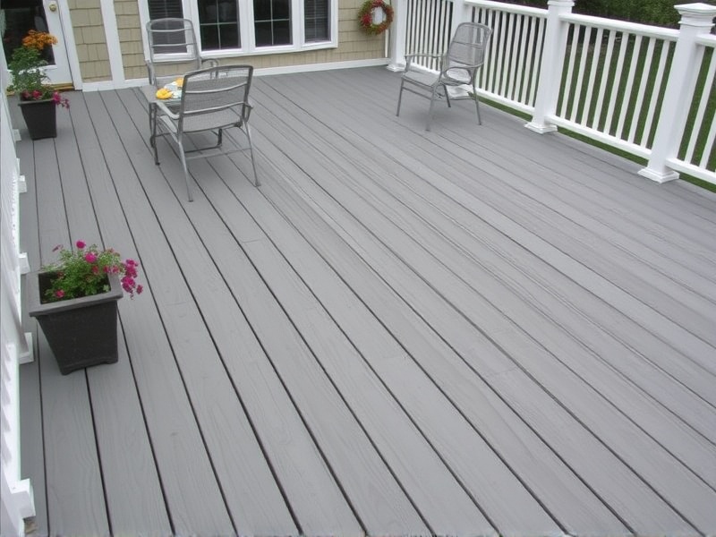 cape cod gray composite decking