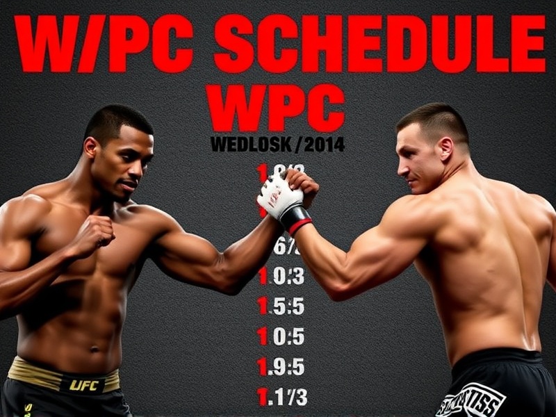 wpc schedule fight