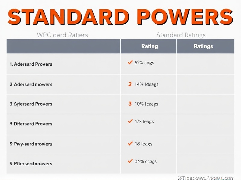 WPC Standard Poors vs. Other Financial Rating Systems