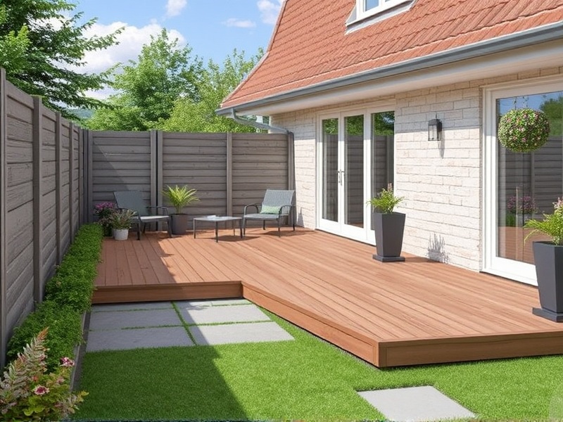 wpc terrassendielen komplettangebot obi