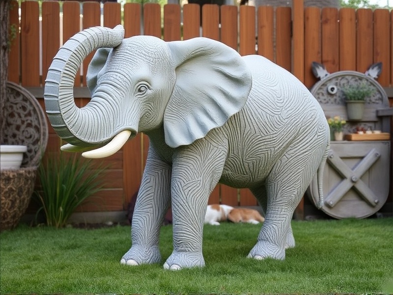 wpc zaun elephant