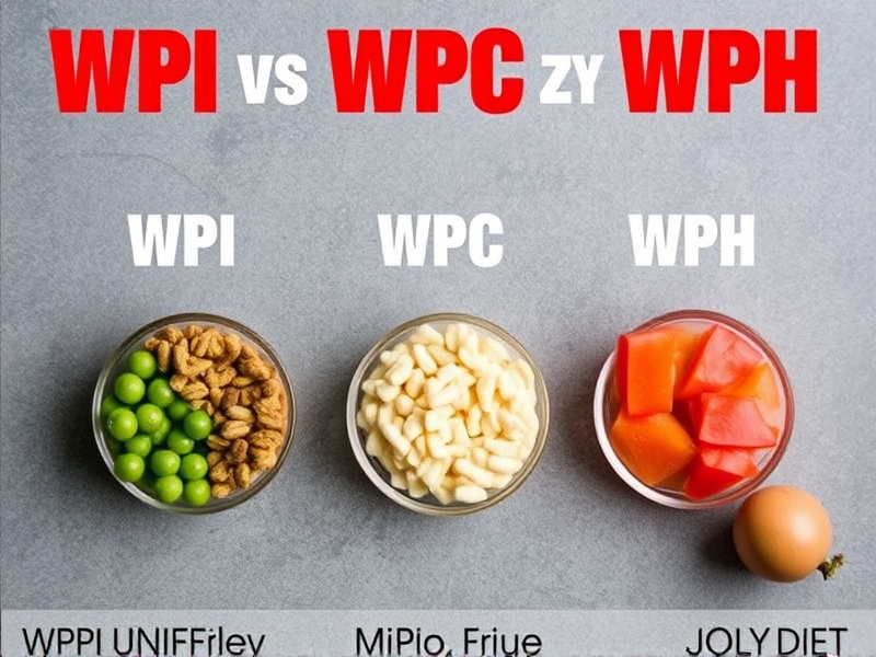 WPI vs WPC vs WPH: Choosing the Best for Your Diet