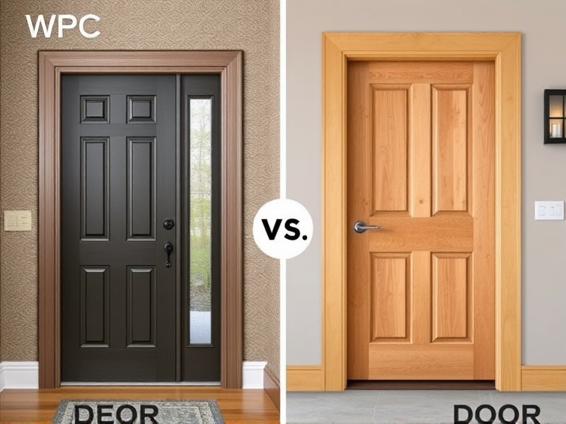 Aesthetic Appeal and Cost Analysis: WPC Doors vs Flush Doors