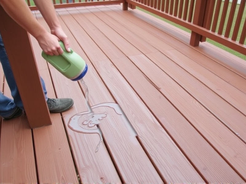 best way to remove water from composite decking