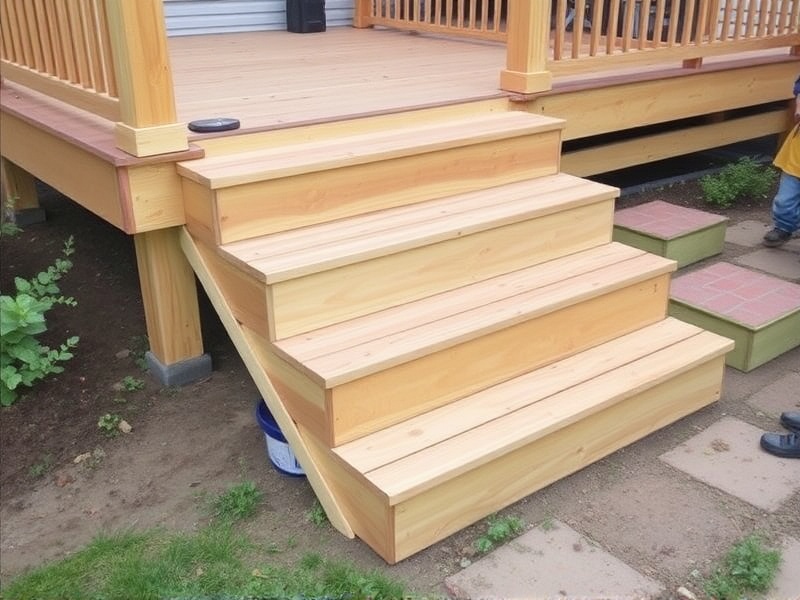 building steps for deck