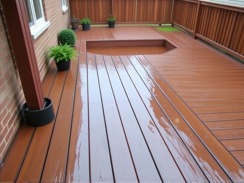 can composite decking be used in a wet basement