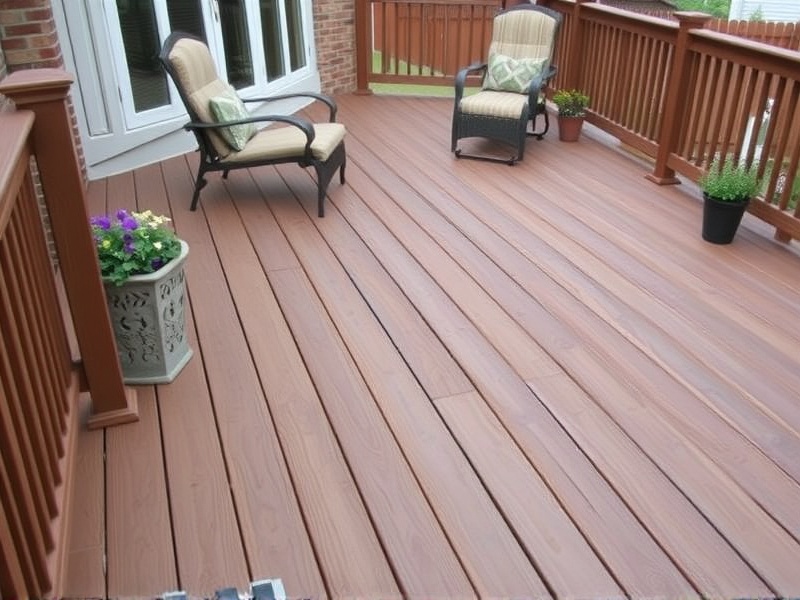 can i replace wood decking with composite