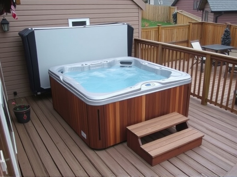 can you put a hot tub on decking