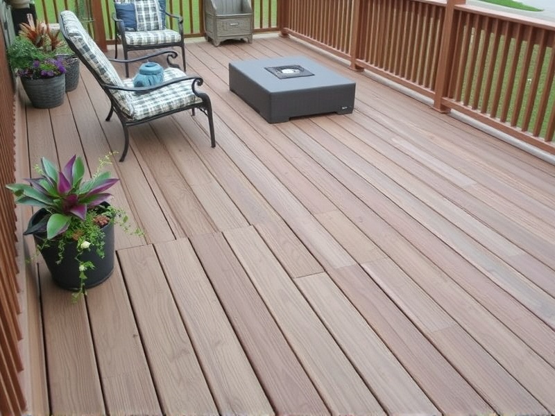 can you sand composite decking