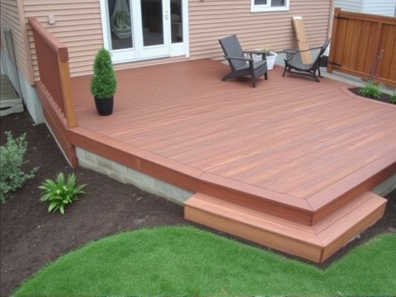 can you use composite decking over a basement