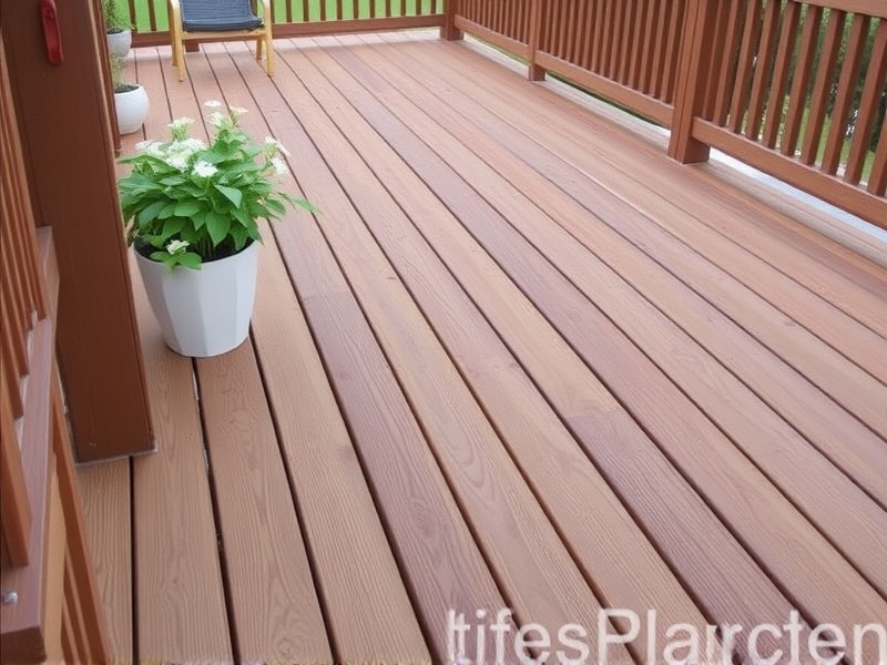 plastic wood composite decking