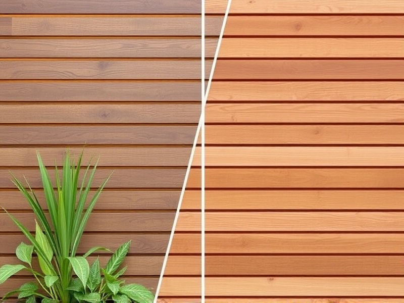 WPC Slat Panels vs Traditional Wood: What's the Difference?