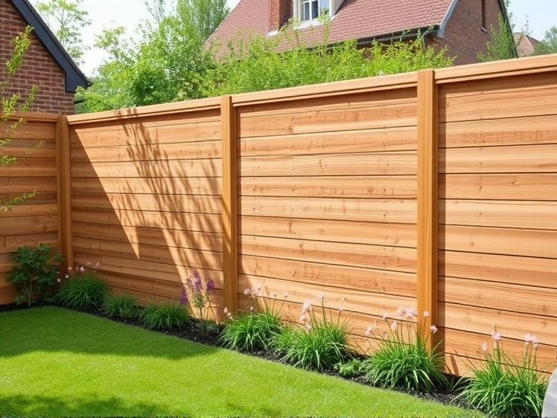 WPC Wood Optic Fencing: A Sustainable Choice for Garden Privacy